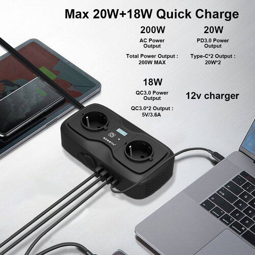 Ultime notizie aziendali su Power Inverters vs Car Chargers: Which Is Better for Your Vehicle?