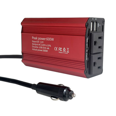 Un buon prezzo. Universal Socket DC 12V 24V To AC 220V Modified Sine Wave Mini Power Inverter 300W 300Watts Converter Adapter Portable Car Inverter With Charger in linea
