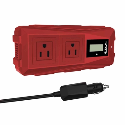 Un buon prezzo. Protezione da sovraccarico ventola di raffreddamento silenziosa 12V a 110V/220V Inverter per auto 300W Corrente in uscita 0.91A 220V/110V Inverter DC/AC in linea