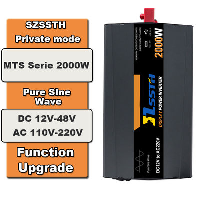 Un buon prezzo. Invertitore solare a onde sinusoidali pure da 2000W da 12V/24V a 110V/220V in linea