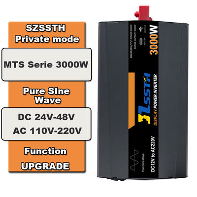 Un buon prezzo. Invertitore solare off-grid a onde sinusoidali pure da 3 kW (12 / 24 / 48 V a 110 / 220 / 230 / 240 V) in linea