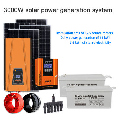 Un buon prezzo. OEM & ODM Kit di sistema solare da 3 kW con accumulatore a batteria e pannelli monocristallini per partnership B2B in linea