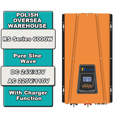 Nuovo caricabatterie per inverter a onde sinusoidali della serie RS 12V 24V 48V 6000W