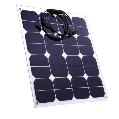 Pannello solare a pellicola sottile curva flessibile da 18v a 50w Pannello solare a pellicola sottile curvo C60 Cell
