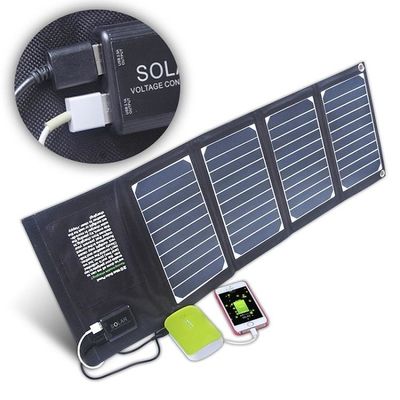 Doppio caricabatterie USB 20W Pieghevole Sacchetto pannello solare Pieghevole pannelli solari leggeri