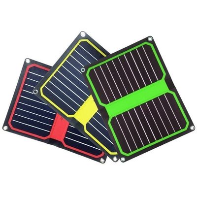 10.6W pannello solare al silicio monocristallino per la ricarica di emergenza di cellulari all'aperto