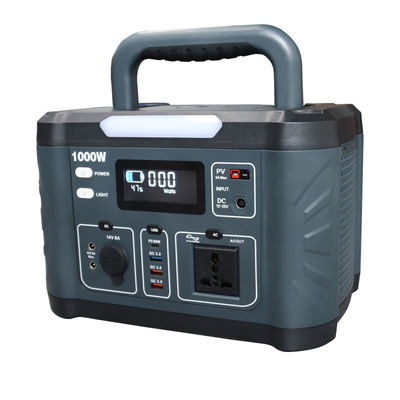 Centrale elettrica portatile a onda sinusale pura 799.2wh / 1000 Watt Generatore solare OEM