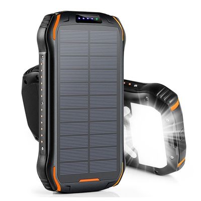 26800mAh Portable Solar Powerbank con funzione wireless IPX7 impermeabile