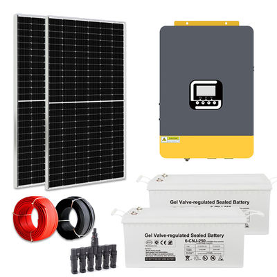 2kw Home On Off Grid Sistema di energia solare 120V/220V/230V/240V Voltaggio regolabile