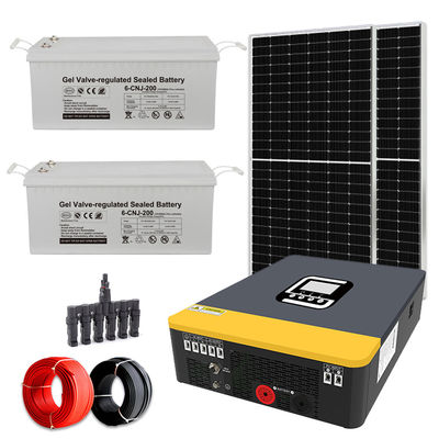 Sistema solare completo da 100-240V a tensione regolabile 3KW fuori rete con regolatore MPPT