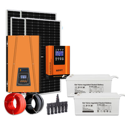 GEL Batteria 5kw Completo Off Grid Kit di energia solare CE Rhos Fcc certificato