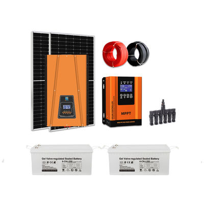 Off Grid Completo Set 10kw Sistema Solare Kit Con Stoccaggio Batteria CE Rhos Fcc Certificato