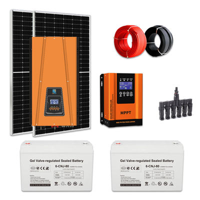 Sistema di energia solare su misura da 1KW Off Grid Sistema di energia solare per la casa 50Hz/60Hz