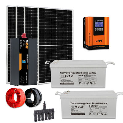 Home Sistema di energia solare 2KW Kit pannello solare Off Grid con sistema di montaggio