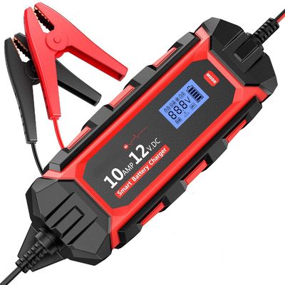 IP65 12V 10A caricabatterie per auto portatile con lunghezza del cavo 1M e avvio rapido