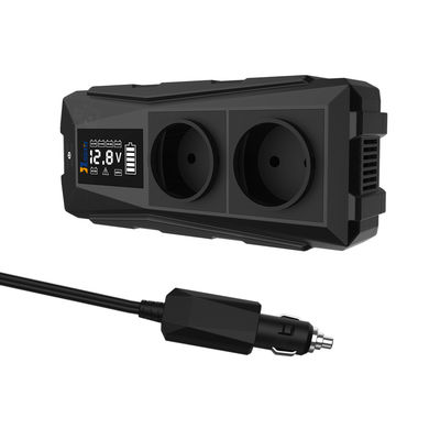 Invertitore di potenza di auto a corrente alternata da 12V a 300W a dimensioni compatte con USB ad onda sinusale modificata e protezione dal surriscaldamento