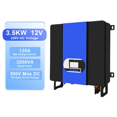 Invertitore ibrido solare a onde sinusoidali pure da 24V DC a 110V 220V 230V con regolatore solare MPPT