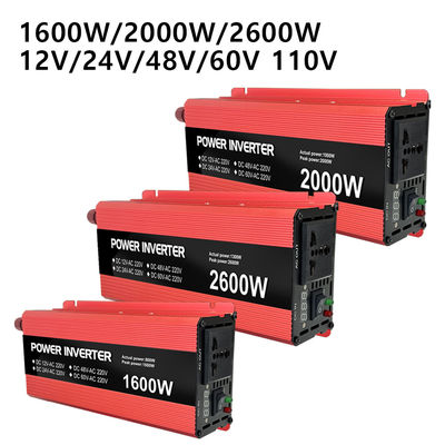 12V 24V 48V 60V a 110V 220V 230V caricabatterie Invertitore di potenza CE ROHS FCC KC