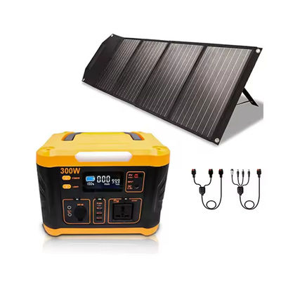 Casa all'aria aperta Generatore di energia solare a onde sinusoidali pure Generatore solare portatile da 300w