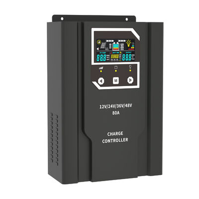 80A MPPT pannello solare regolatore schermo LCD controllore di carica della batteria solare