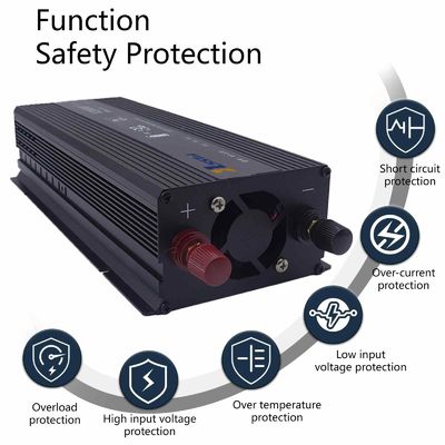 Invertitore di potenza portatile da 1200W - da 12V/24V DC a 110V/220V AC per campeggi e emergenze