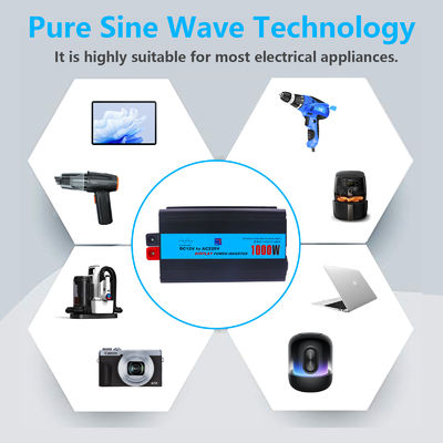 Un buon prezzo. Inverter a onda sinusoidale pura ad alta potenza 110V/220V Conversione da 12V/24V/48V per corrente di uscita ottimale e dimensioni compatte in linea