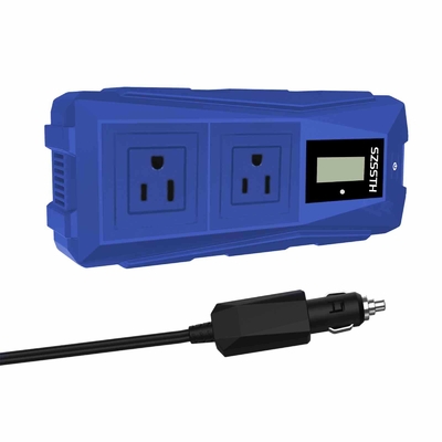 Un buon prezzo. Invertitore per auto di alta potenza da 300 W 12 V con ventola di raffreddamento intelligente e sistema di protezione multifunzione in linea
