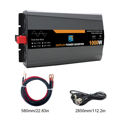 Invertitore solare a onde sinusoidali pure da 1000 W 12V/24V 110V/120V