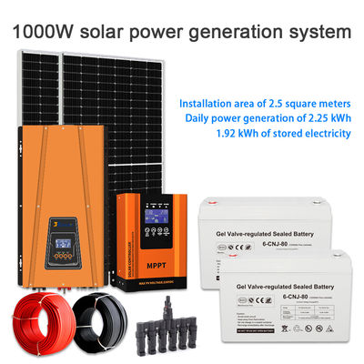 Un buon prezzo. Costruisci il tuo sistema solare off-grid da 1 kW: una soluzione di alimentazione completamente personalizzabile per la tua casa e le tue esigenze uniche (50Hz/60Hz) in linea