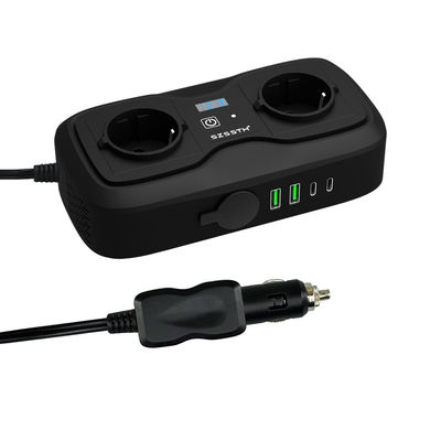 Un buon prezzo. Convertitore di corrente per auto 200W, onda sinusoidale pura, da 12V a 220V AC, con doppie porte USB e presa AC, per veicoli e camion in linea